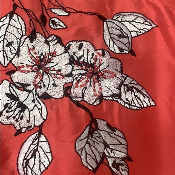 Victor costa occasion 💯 silk blouse size m - Picture 3 of 9